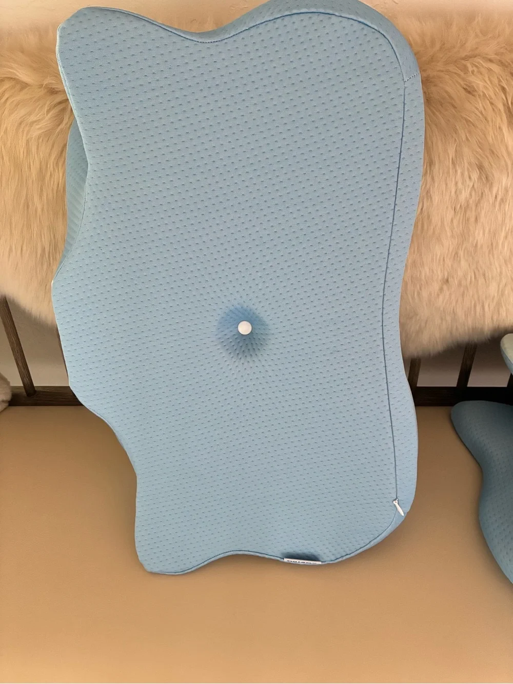 Ergo Contour Neck Pillow – Light Blue Support Pillow